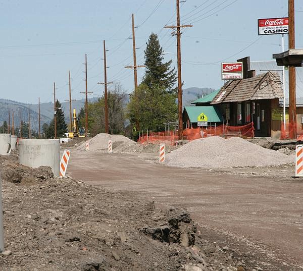 Businesses along Main Street in Arlee have been affected by construction. The Community Development Corporation is trying to get County Commissioners to work on their behalf in getting additional roads fixed.