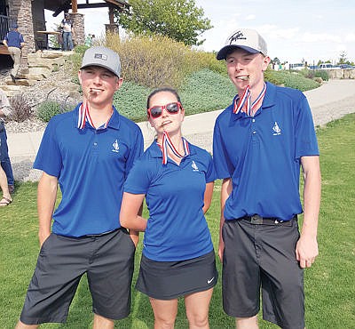 &lt;p&gt;Jonny Cielak, left, Lily Feeback and Ryggs Johnston.&lt;/p&gt;