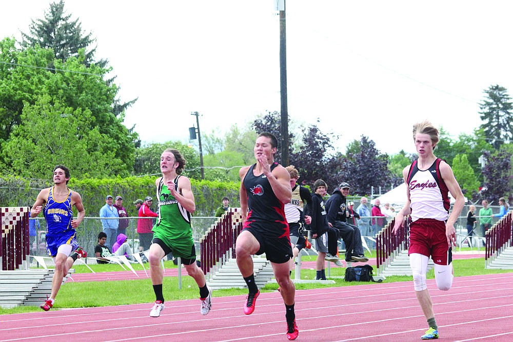 &lt;p&gt;Anthony Byrns (center) of Hot Springs qualified for the state meet in multiple events after a big day at the Western C Divisional meet.&lt;/p&gt;