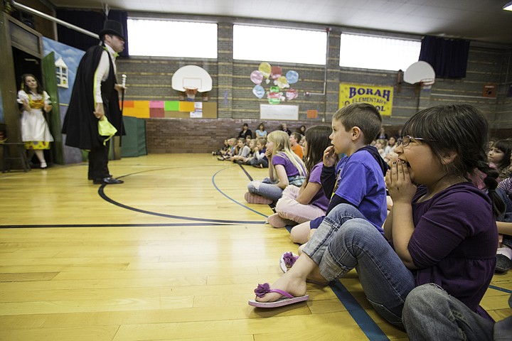 &lt;p&gt;SHAWN GUST/Press Dianna Bear, a kindergartener at Borah Elementary School, reacts during a performance of &quot;The Toy Shop&quot; by Opera Coeur d'Alene.&lt;/p&gt;