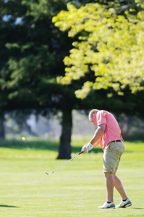 &lt;p&gt;Bigfork's Blake Weimer hits a shot from the 8th fairway Tuesday morning during the first round of the Class B state golf tournament at Eagle Bend Golf Club in Bigfork. May 21, 2013 in Bigfork, Montana. (Patrick Cote/Daily Inter Lake)&lt;/p&gt;