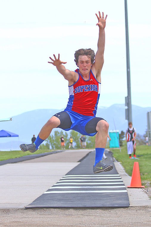 &lt;p&gt;Tanner Smith in the long jump at the district meet in Polson.&#160;&lt;/p&gt;