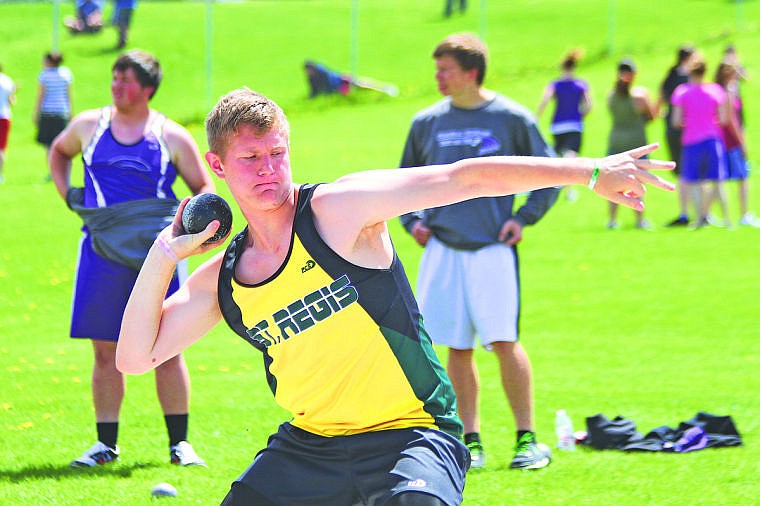 &lt;p&gt;Gibson Lowry of St. Regis throws during the District 14C meet.&#160;&lt;/p&gt;