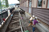 New deck goes up at Depot