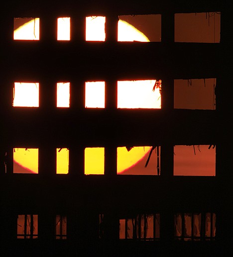 &lt;p&gt;The sun sets behind the gutted remains of the old St. John's Regional Medical Center on Tuesday, May 22, 2012, in Joplin, Mo. The hospital was destroyed a year ago by a deadly tornado that killed 161 people as it cut through Joplin. (AP Photo/Charlie Riedel)&lt;/p&gt;