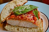 Chomp down on these chicken parmesan burgers