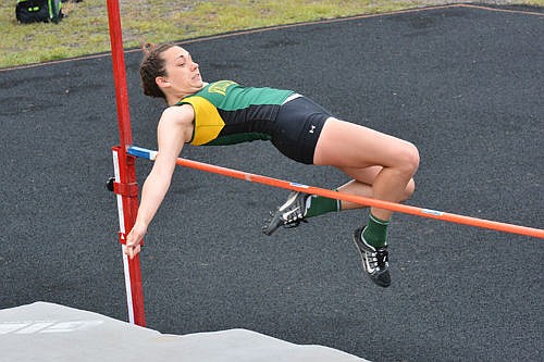 &lt;p&gt;Cevana Lawshe competes in high jump Saturday at the Western A track meet in Frenchtown.&lt;/p&gt;