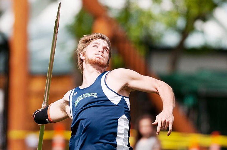 &lt;p&gt;Glacier's Todd Ogden throws 215' in the javelin Friday afternoon during the first day of Western AA Divisional Track at Legends Stadium in Kalispell. (Patrick Cote/Daily Inter Lake)&lt;/p&gt;