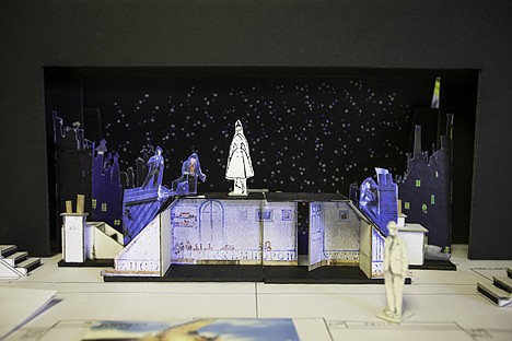 &lt;p&gt;Set building starts with scale models like this one that was used for &quot;Mary Poppins.&quot;&lt;/p&gt;