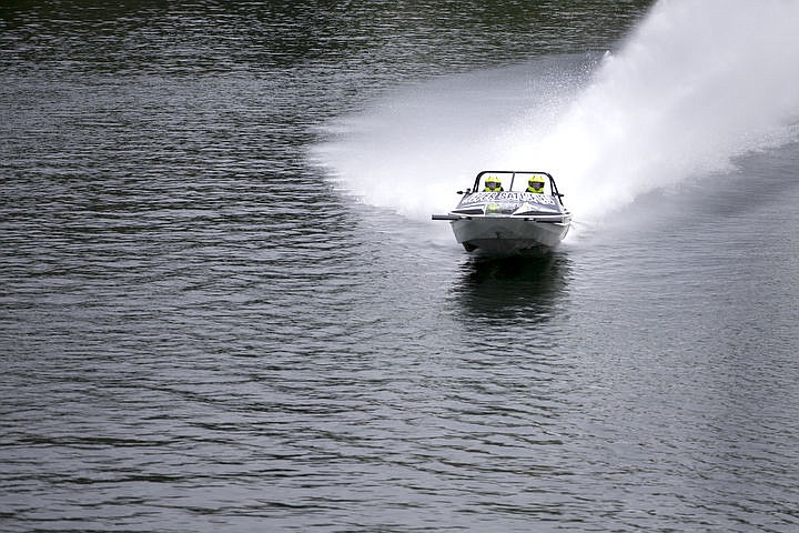 &lt;p&gt;More than 30 jet boats, topping out at speeds of 150 miles-per-hour, skim 30 miles of the Coeur d'Alene River between Harrison and Cataldo on Tuesday, May 24, 2016 for the 2016 USA World Championship. To purchase photo, please visit: www.cdapress.com/photos&lt;/p&gt;