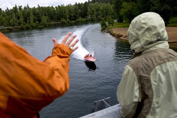 &lt;p&gt;More than 30 jet boats, topping out at speeds of 150 miles-per-hour, skim 30 miles of the Coeur d'Alene River between Harrison and Cataldo on Tuesday, May 24, 2016 for the 2016 USA World Championship. To purchase photo, please visit: www.cdapress.com/photos&lt;/p&gt;