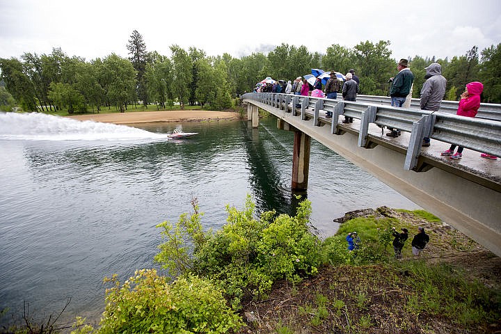 &lt;p&gt;More than 30 jet boats, topping out at speeds of 150 miles-per-hour, skim 30 miles of the Coeur d'Alene River between Harrison and Cataldo on Tuesday, May 24, 2016 for the 2016 USA World Championship. To purchase photo, please visit: www.cdapress.com/photos&lt;/p&gt;