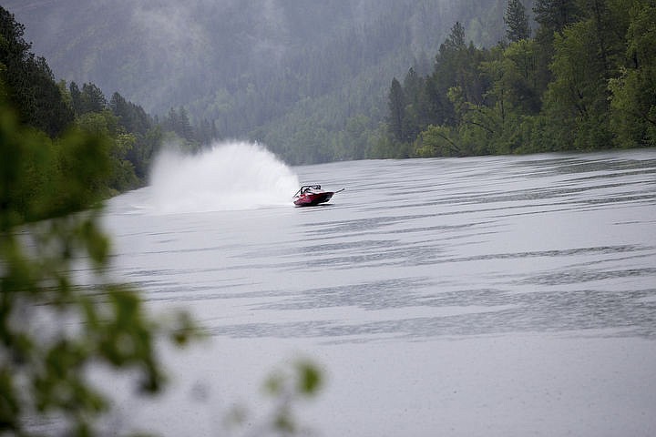 &lt;p&gt;More than 30 jet boats, topping out at speeds of 150 miles-per-hour, skim 30 miles of the Coeur d'Alene River between Harrison and Cataldo on Tuesday, May 24, 2016 for the 2016 USA World Championship. To purchase photo, please visit: www.cdapress.com/photos&lt;/p&gt;