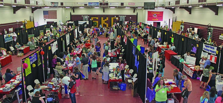 <p>Organizers believe more than 1,500 people attended Thursday’s Women 4 Wellness Health Fair hosted by the Center for Prevention and Wellness at the Joe McDonald Health & Fitness Center in Pablo. Below: Hundreds mill about the first-floor displays and screening booths.</p>