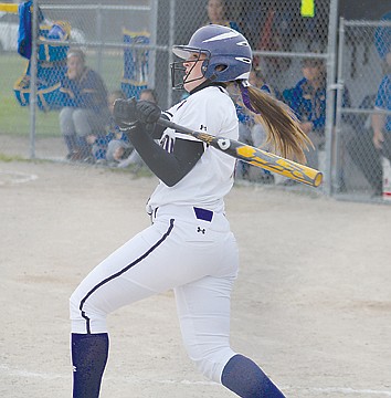 &lt;p&gt;Heidi Rausch admires the trajectory of a base hit against Libby. The red-hot Rausch has been the driving force behind the Lady Pirates' offense heading into the state tournament.&lt;/p&gt;