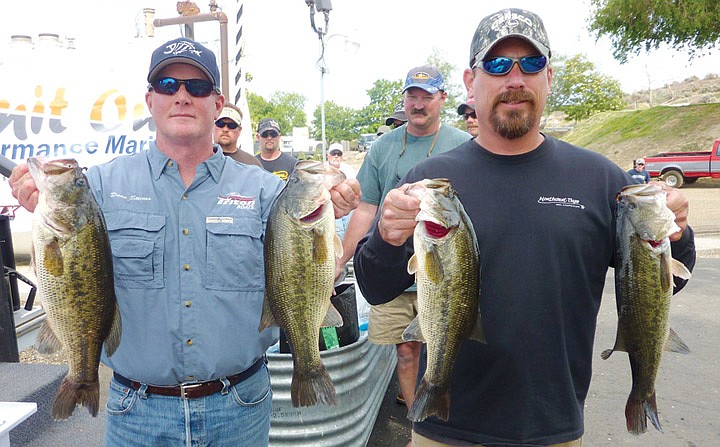 On day 2 of the tournament our big fish was caught by the team of Dana Steiner and Andy Smith and weighed in at 7.37 pounds. Dana and Andy took 2nd place in this tournament with a total weight for two days of fishing of 41.41 pounds.