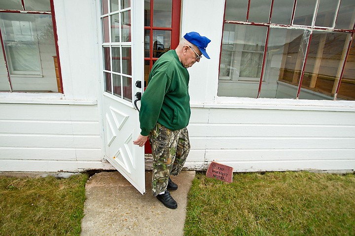 &lt;p&gt;Bud Oakland exits &quot;The Varmint Motel&quot; on the Dennis Ranch near Philipsburg, Mont. during an outing for ground squirrels May 20. The ranch house is a meeting place for Oakland and his fellow varmint hunters.&lt;/p&gt;