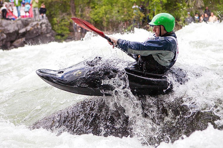 &lt;p&gt;A competitor launches off a rock during expert slalom runs Saturday afternoon in the 39th Annual Bigfork Whitewater Festival on the Swan River. May 24, 2014 in Bigfork, Montana. (Patrick Cote/Daily Inter Lake)&lt;/p&gt;