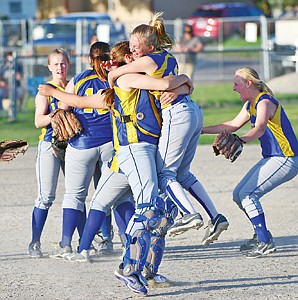 &lt;p&gt;Post game jube after defeating Columbia Falls assuring a state playoff berth with Hannah England, left, Dayln Germany, Devon Gallagher, Rachel Rebo and Kelsey Klin.&lt;/p&gt;