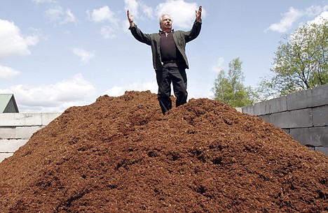 &lt;p&gt;In this May 17, 2012 photo, Richard Lowe poses atop a pile of mulch in Morrisville, Vt. Nursery owners and landscapers around Vermont have been getting big bills from the state recently for unpaid sales taxes on products like bark mulch and soil additives that many thought had an agricultural exemption from the 6 percent levy. Some are complaining that they were caught unaware of a change in the tax code made six years ago. ?You don?t just change the taxes and laws and not tell somebody,? said Lowe, owner of Green Mountain Landscaping in Morrisville, who is fighting $18,000 in bills for back taxes. (AP Photo/Toby Talbot)&lt;/p&gt;