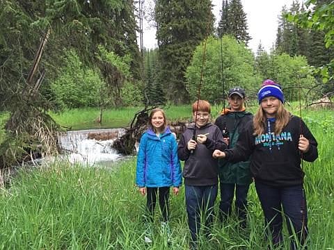 &lt;p&gt;Kayla Goldman, Christian Faller, Carter Woodson, and Aubrei Constant, all from Superior, learn how to fly fish during Outdoor School at Savenac last week&lt;/p&gt;