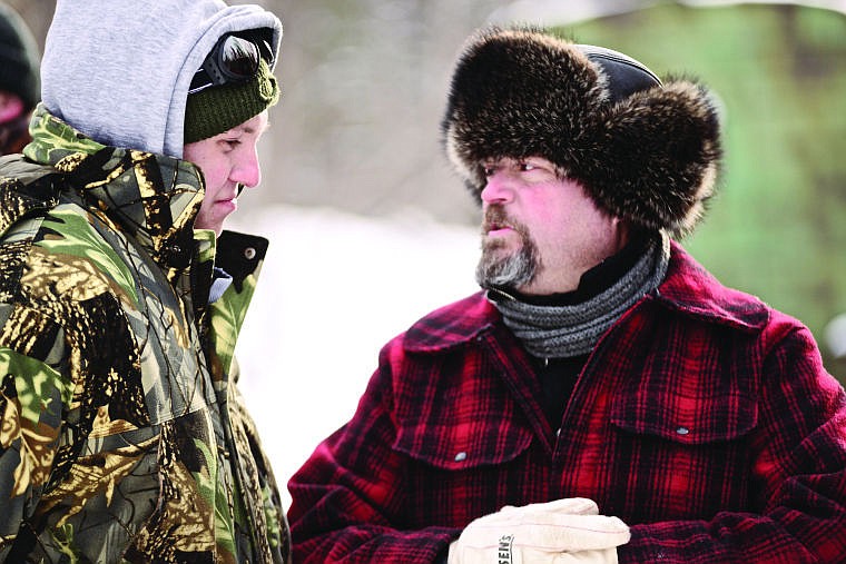 &lt;p&gt;Sean Vann talks with a member of his logging crew on the site of &#147;Siberian Cut.&#148;&lt;/p&gt;