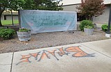 High school hit by vandals