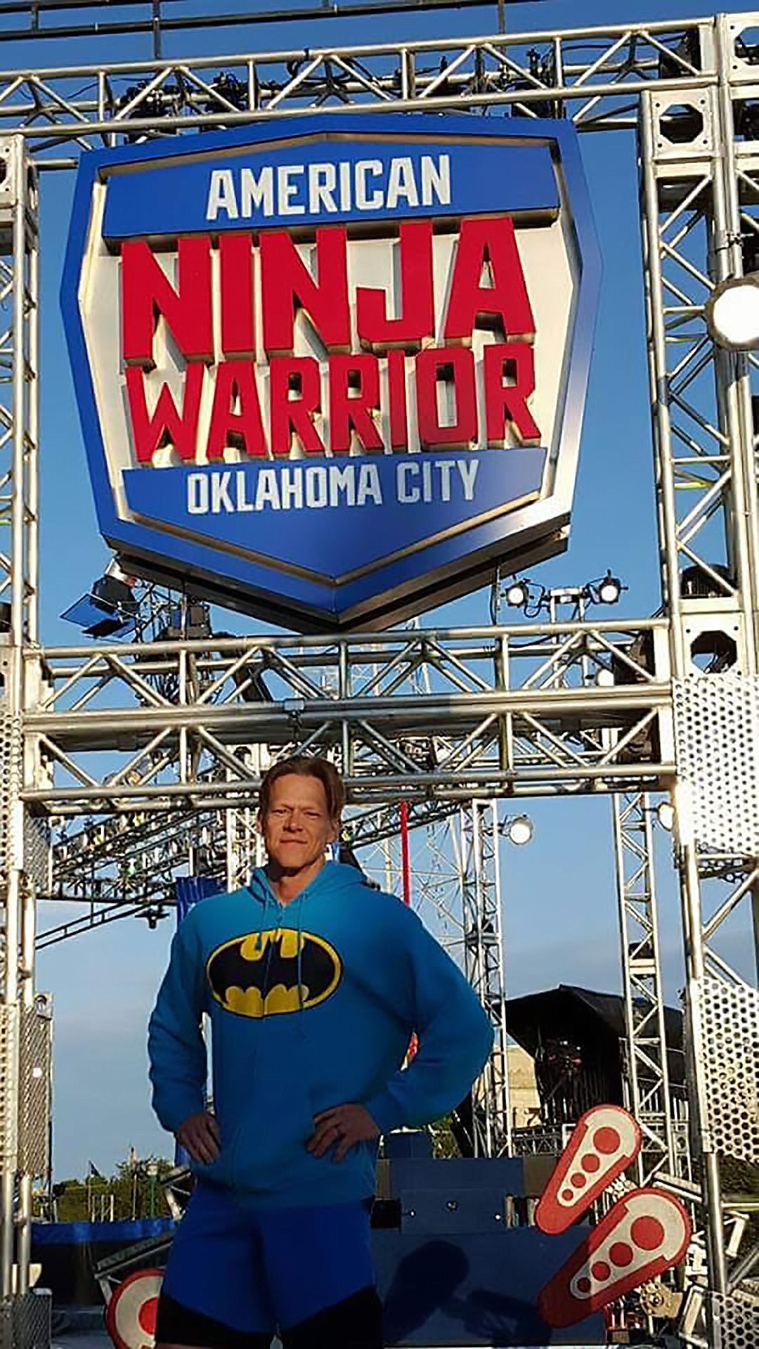 &lt;p&gt;Chris Moore, of Coeur d'Alene, stands on the Oklahoma City &quot;American Ninja Warrior&quot; stage where he competed earlier this year. Moore is participating in the challenge to raise money for the Shriners Hospitals for Children. His air date is June 20 on NBC.&lt;/p&gt;