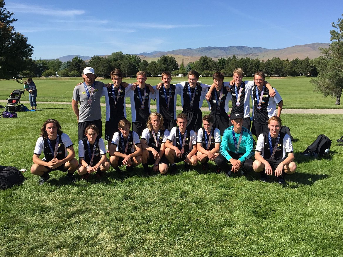 &lt;p&gt;Courtesy photo&lt;/p&gt;&lt;p&gt;The Coeur d'Alene Sting under-17 boys soccer team took third place at the Idaho State Cup last weekend in Boise. In the front row from left are Charlie Crane, Carson Andrick, Travis Swallow, Shawn McKeeken, Cole Fawcett, Justin Kofmehl, Mitchell Rust and Jack Rinck; and back row from left, coach Julio Morales, Max Edmundson, Jake Schriger, Riley Glover, Connor Shaw, Porter Hall, Beau Chandler and Brandon Jewell. Not pictured is Ben Schwartz.&lt;/p&gt;