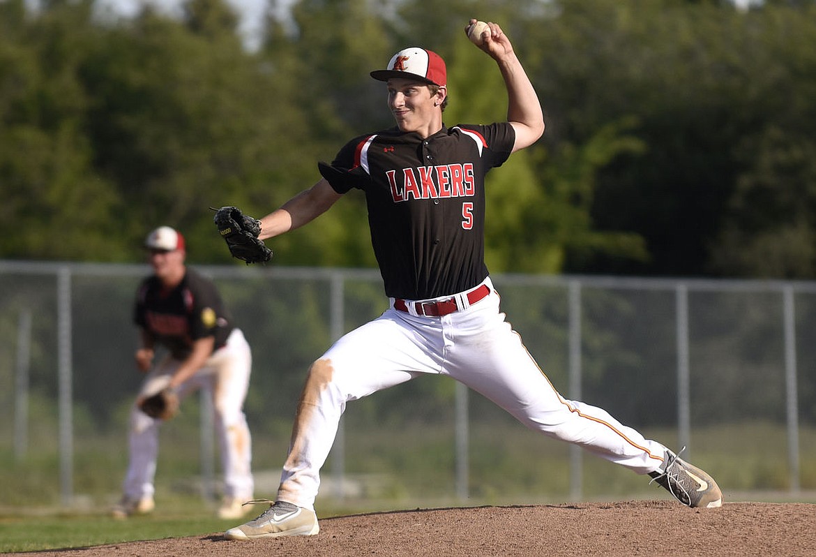 &lt;p class=&quot;p1&quot;&gt;Kalispell Lakers AA pitcher Clay Prosser fires a ball to home against Libby at Griffin Field on Wednesday, June 1, 2016. (Aaric Bryan/Daily Inter Lake)&lt;/p&gt;