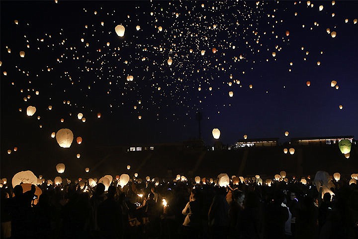 &lt;p&gt;A snow globe like effect was given to many Washington and Idaho Residents in Post Falls who attended the Lantern Fest Saturday evening.&lt;/p&gt;