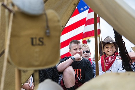 &lt;p&gt;GABE GREEN/Press&lt;/p&gt;&lt;p&gt;David Tacconelli, left, and Noah Porter, both 10, listen to a presentation of what life was like for 19th century United States infantry during the Pat Triphaun Rendezvous at Ponderosa Elementary School.&lt;/p&gt;