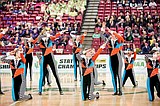 Dance-drill team receives entertainment award