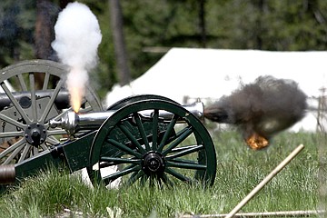 &lt;p&gt;A canon is fired during the canon shoot event at the Wildhorse Rendezvous.&lt;/p&gt;