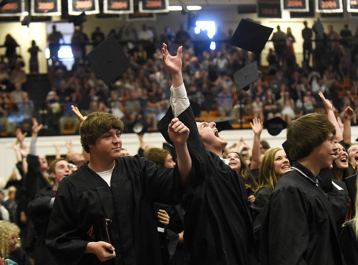 &lt;p&gt;&lt;strong&gt;MEMBERS&lt;/strong&gt; of the Flathead Class of 2016 throw their caps in the air after graduating.&#160;&lt;/p&gt;