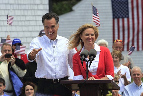 &lt;p&gt;Former Massachusetts Gov. Mitt Romney, accompanied by his wife, Ann, announces his 2012 candidacy for president Thursday in Stratham, N.H.&lt;/p&gt;