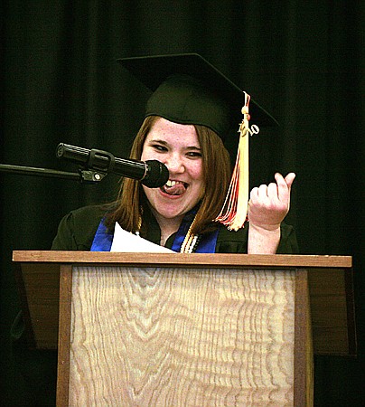 Salutatorian Lyndsie Conklin