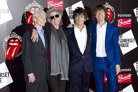 &lt;p&gt;From left, The Rolling Stones' Charlie Watts, Keith Richards, Ronnie Wood and Mick Jagger pose for photographers as they arrive at a central London venue to mark the 50th anniversary of their first performance, July 12, 2012.&lt;/p&gt;