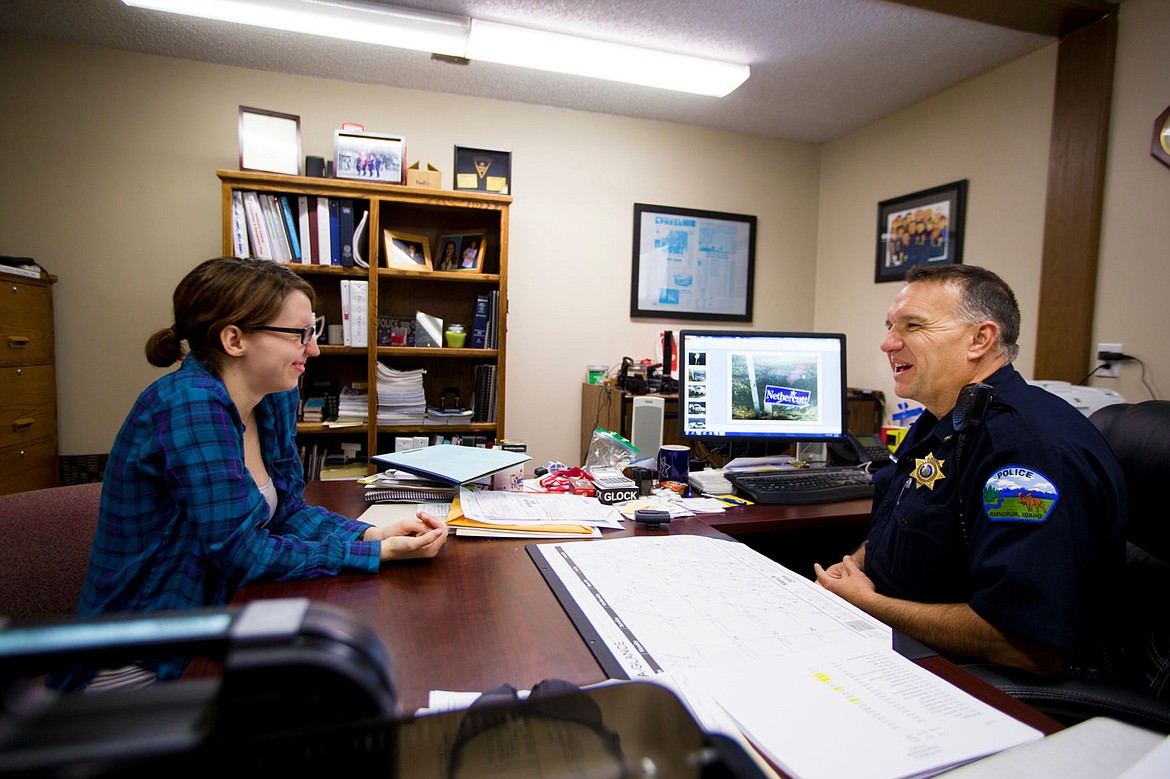 &lt;p&gt;Rathdrum Police Chief Kevin Fuhr laughs with Jamielyn Rupe on May 25, 2016, 20 years after he pulled her from the wreckage of a car accident that claimed the lives of her mother and older sister. Fuhr was the first person to arrive at the accident scene, caused by a drunk driver who T-boned Rupe's family's car.&lt;/p&gt;