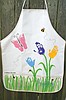 Painting aprons on Free Family Saturday