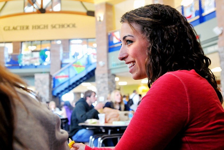 Becca Eisenman was co-editor of the Glacier High School yearbook this year in addition to volunteering as a team manager for the varsity football and tennis teams.