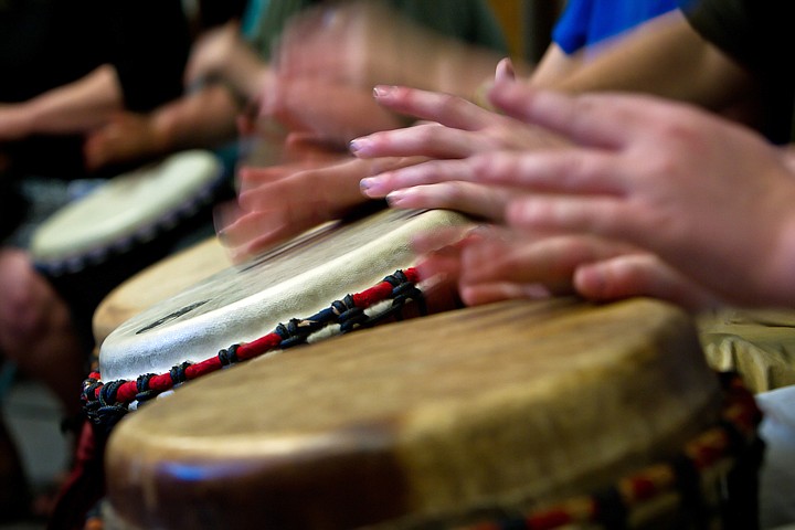 &lt;p&gt;Fingertips fly as the elementary school students play to the beat of a slightly different drummer.&lt;/p&gt;