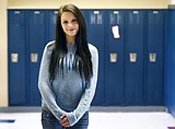 Uprooted often, teen stays strong