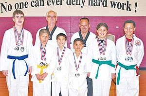 <p>Students of Libby Dae Myung tae kwon do competed in a tourney recently. Among those competing and receiving honors include Raiven Mathiason, Michael Hollingsworth, Neal Kerzman, David Bailey, Gabriel Hollingsworth, Dan Rose, Bella Hollingsworth and Cole Walker.</p>