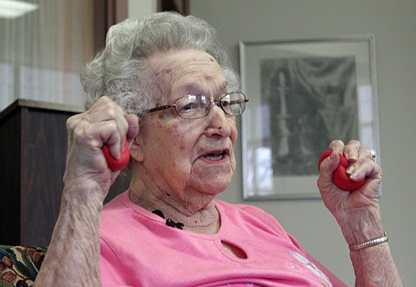 &lt;p&gt;Hildegard Gigl leads a twice weekly exercise the class.&lt;/p&gt;