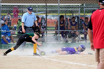 &lt;p&gt;Photo by Jessica Stugelmayer. Elizabeth Violett slides into home and just misses the plate against the Great Falls Selects.&lt;/p&gt;