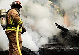 Fire destroys cabin on Echo Lake