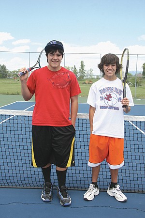 Rising sophomores Nikko and Paden Alexander had one chance to play doubles together during the St. Ignatius Bulldog's season.