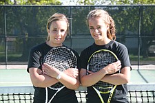 Sisters Kayla, a recent graduate, and rising senior Kendyall Rochin finished fourth at state this season, their second season playing doubles together for the Lady Pirates.