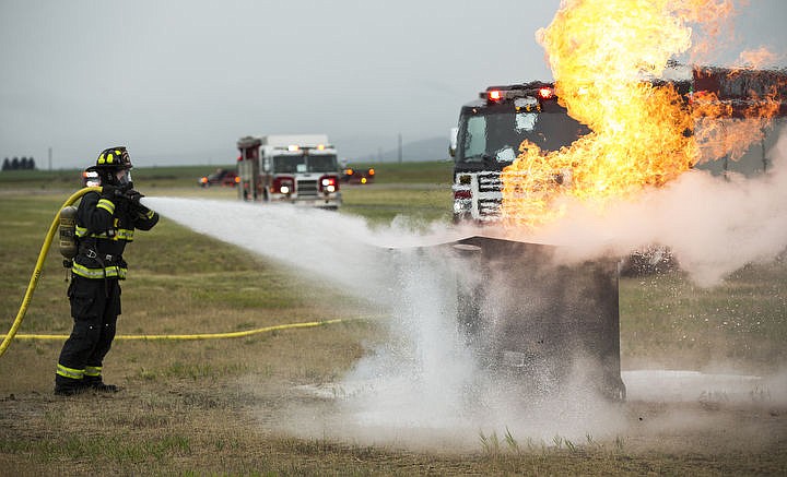 &lt;p&gt;LOREN BENOIT/Press As part of the Cascadia Rising training scenario, more than 70 first responders participated in a training exercise for a two-plane crash on Friday, June 10, 2016 at the Coeur d'Alene Airport. To make the scenario realistic, 24 volunteers acted as victims of the crash, and first responders had to assess and treat the victims on-scene as they would in a real crash. To purchase photo, please visit cdapress.com/photos&lt;/p&gt;